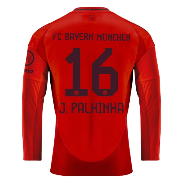 Prima Maglia J.Palhinha Bayern Monaco 2024/2025 Manica Lunga